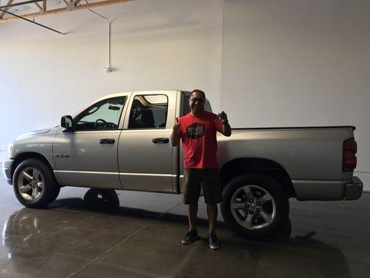 Congratulations to Arturo on his new truck!