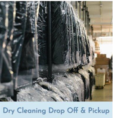 Does your dry cleaning need to be picked up or dropped off? We can cover you.