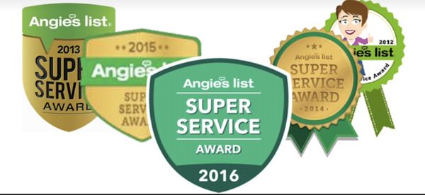 Angie's List Super Service Award