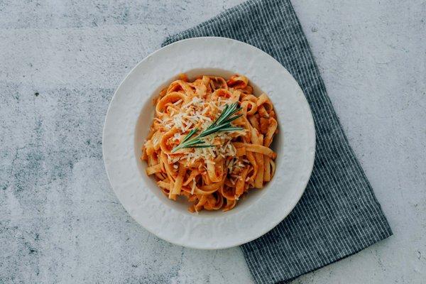 chipotle cream sauce pasta. love it