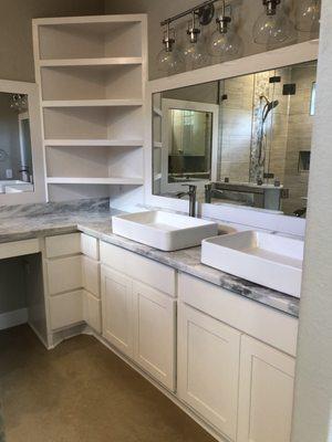 Our favorite part of the home, the master bathroom!