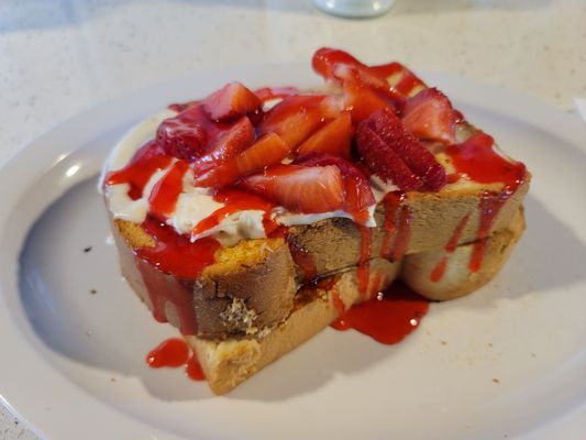 Strawberry cheesecake French toast