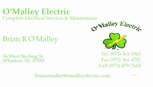 O'malley Electrical Work