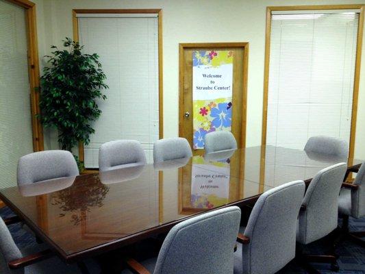 As one of our tenants, you have free use of one of three conference rooms