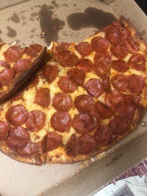 Pepperoni pizza