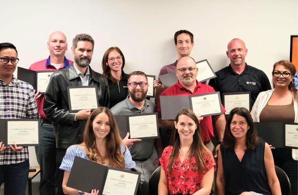 Dale Carnegie Training of San Diego graduates