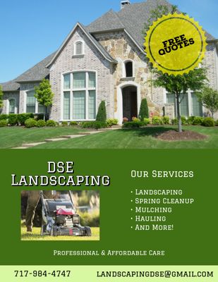 Looking to help you improve the look and quality of your yard this spring season