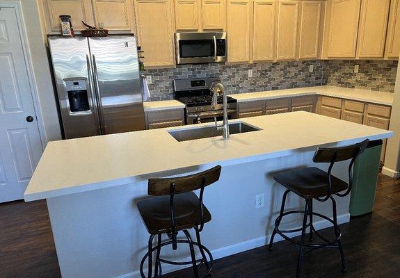 Remodeled kitchen