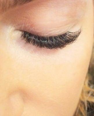 Volume Lashes. Actual Client