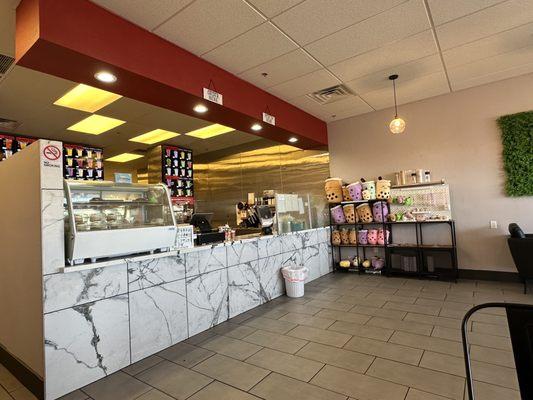 Restaurant interior.