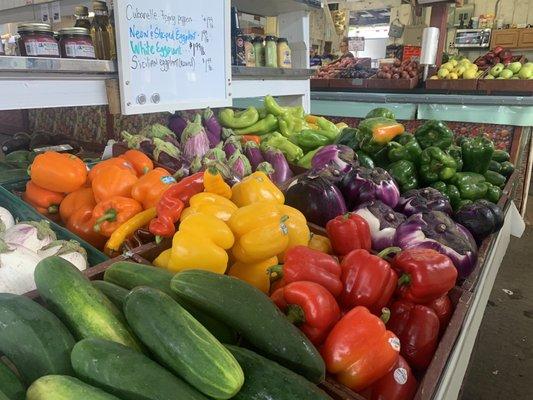 Beautiful vegetable display