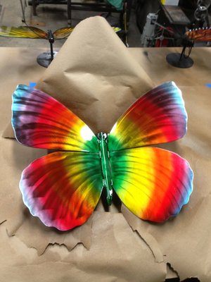 Kustom butterfly lawn art