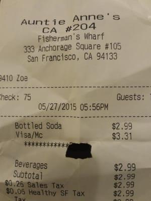 Healthy SF tax?