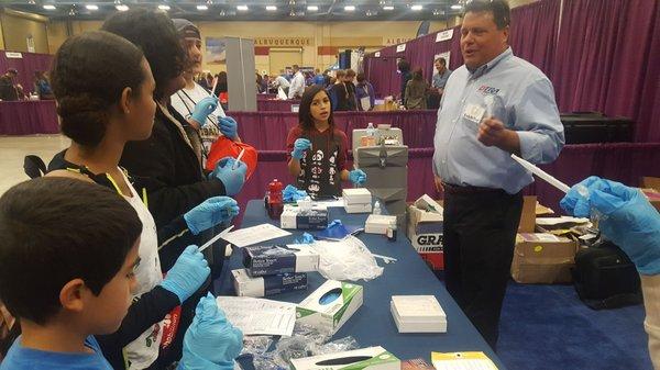 Learning how germs spread at the STEAM Festival