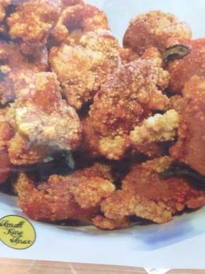 Pepper crispy chicken...just gotta taste it to enjoy its awesomeness!!! Have it mild or spicy...Ono!