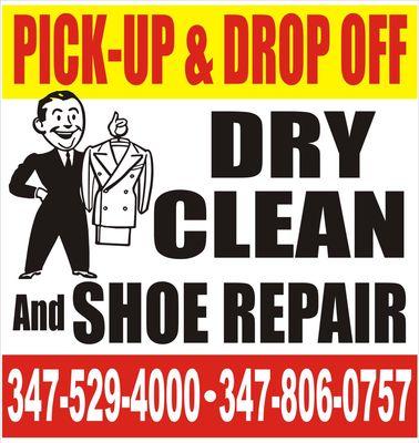 We Now Do Dry Cleaning And Shoe Repair Delivery Service!