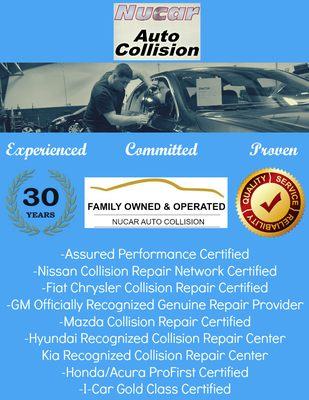 a little about us and our certifications with many OEM's.