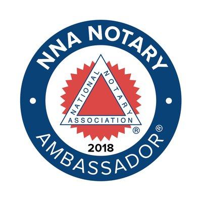 2018 NNA NOTARY AMBASSADOR