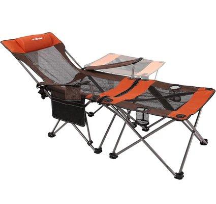 Apollo Walker 3-In-1 Folding Camping Chair, Beach Chair and Detachable Table with Carry Bag. $50 at bidclover.com