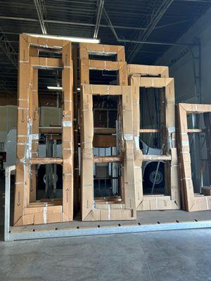 from ranging sizes frames door