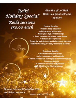 Reiki Holiday Special