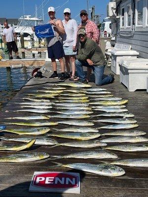 43 Mahi on the same trip.