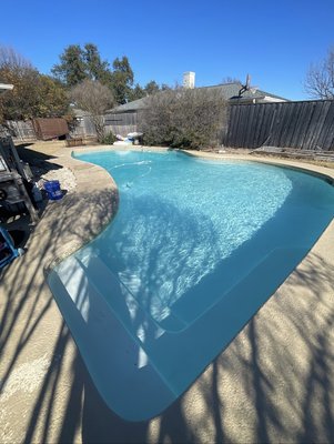 Pools come in all different shapes and sizes. We love to see what design you come up with.