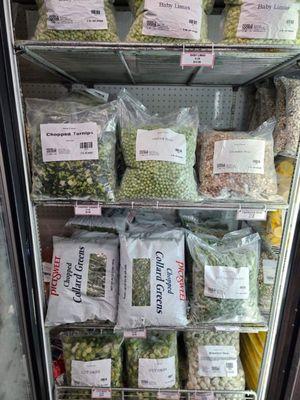 Frozen vegetables