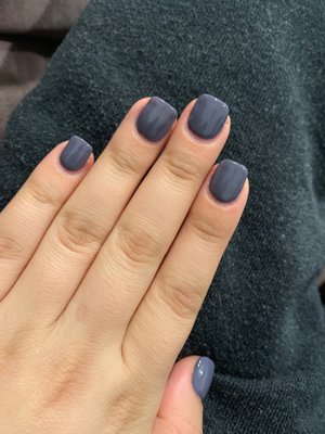 Fill in and color gel polish