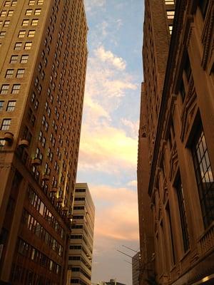 Located in the building on the right (Commerce St.) view.