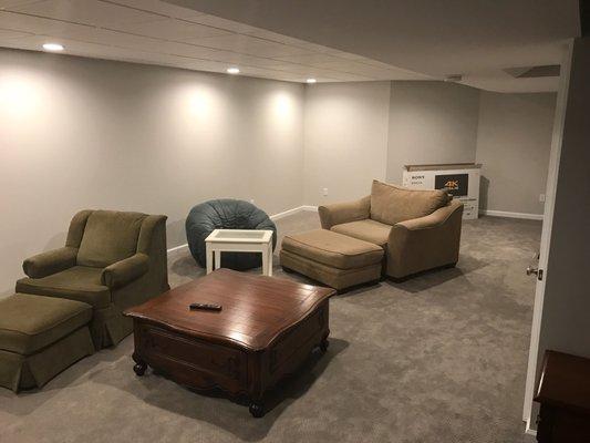 Basement Renovation, Belle Mead NJ