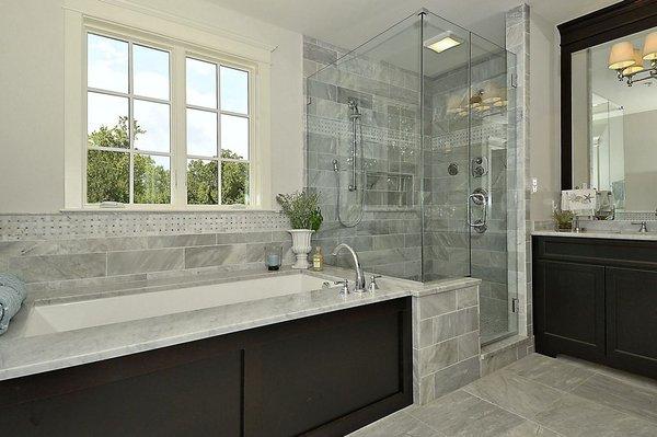 Love this remodeled bathroom!