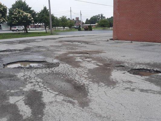 Pot holes