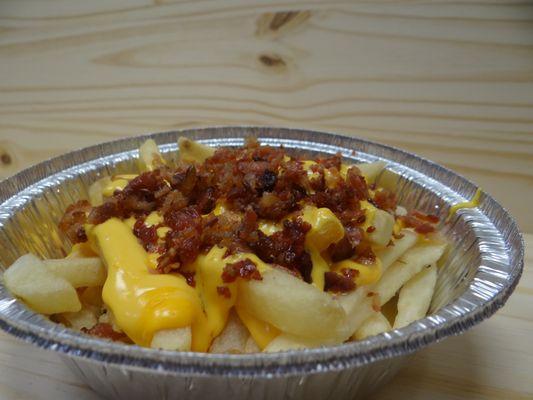 French Fries Extra Cheese and Bacon