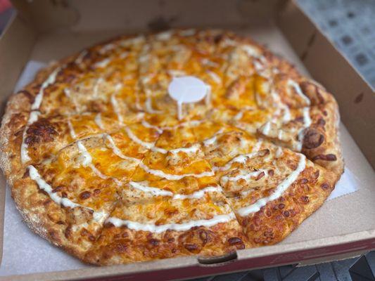 Buffalo chicken pizza