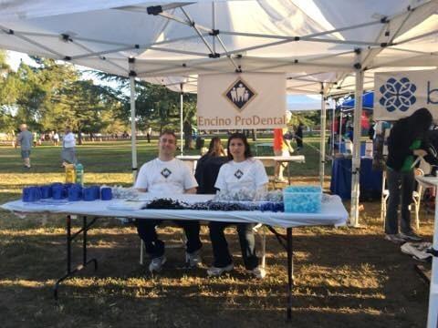 Dr. Beisel and staff at Encino Victory Run for Victims of Domestic Violence.