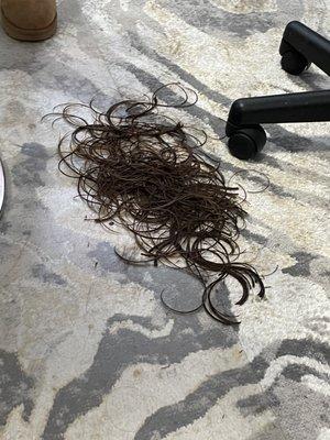 Bye, bye hair