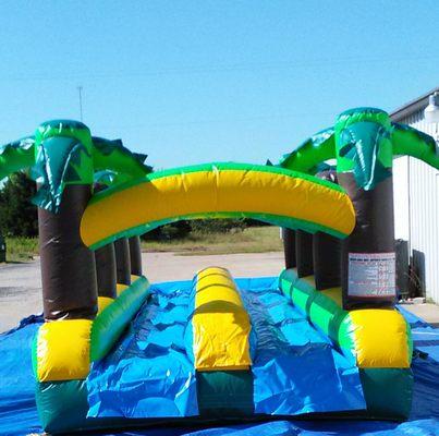 36' Double Lane Slip n Slide w/Pool