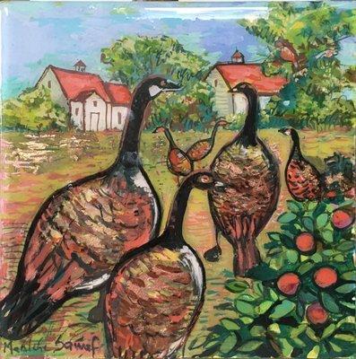 Turkeys and Farms by Marlene Sawaf