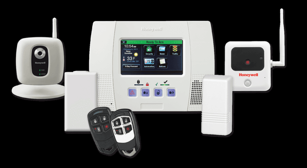 Touchscreen wireless alarms