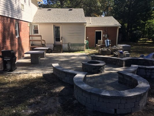 Backyard patio