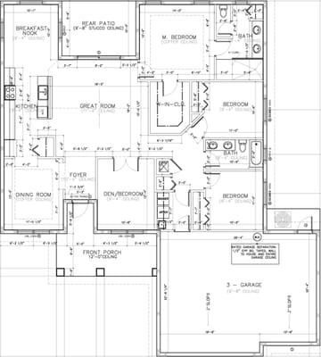 Wellington Grand 3 Car Garage Floor Plan