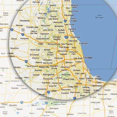 Pickup & delivery 50 miles radius of Chicago