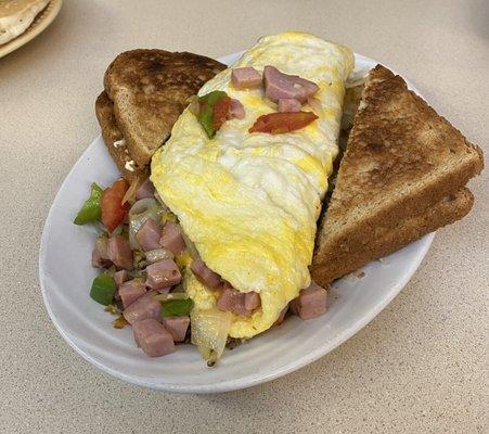 Loaded omelette.