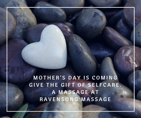 Looking for the perfect gift for the mother's in your life?   Ravensong has online gift cards available through our Facebook or website!