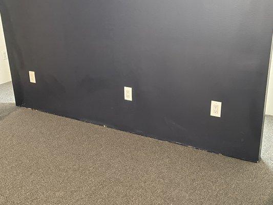 Wall scraped badly by installers