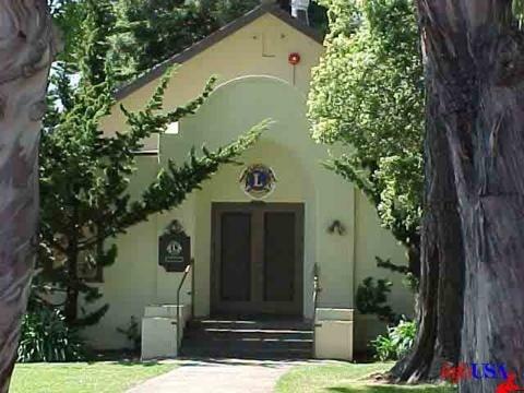 Front Entrance of Burlingame Lions Club Hall 990 Burlingame Ave