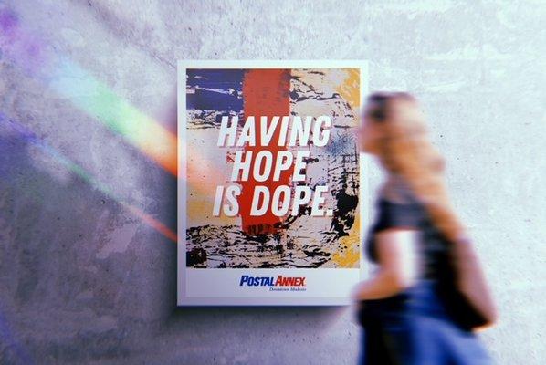 Having Hope is Dope.