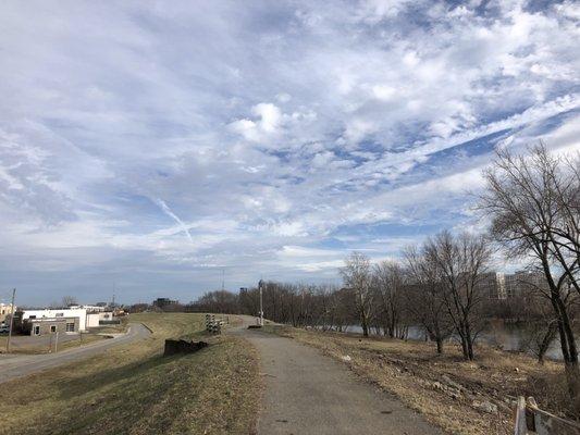 White River Trail just south of 16th Street