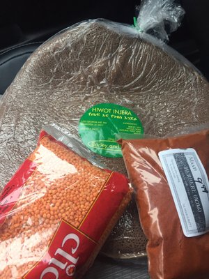 They had just what I needed to make my red lentil stew over Injera